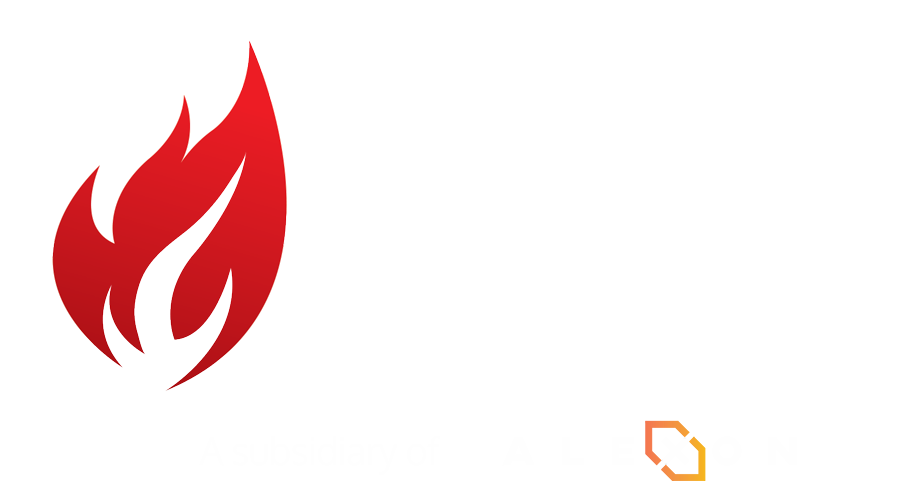 Geelong Fire & Safety - White Logo